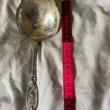 Silver and silver-gilt strawberry shovel, 19th century