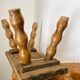 Tabouret en bois vintage