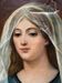 HST painting Madonna Holy Virgin late 19th century signed Chiery for restoration