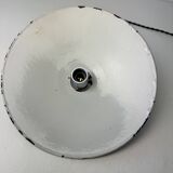 Ancienne suspension emaillee mouchetee 25 cm