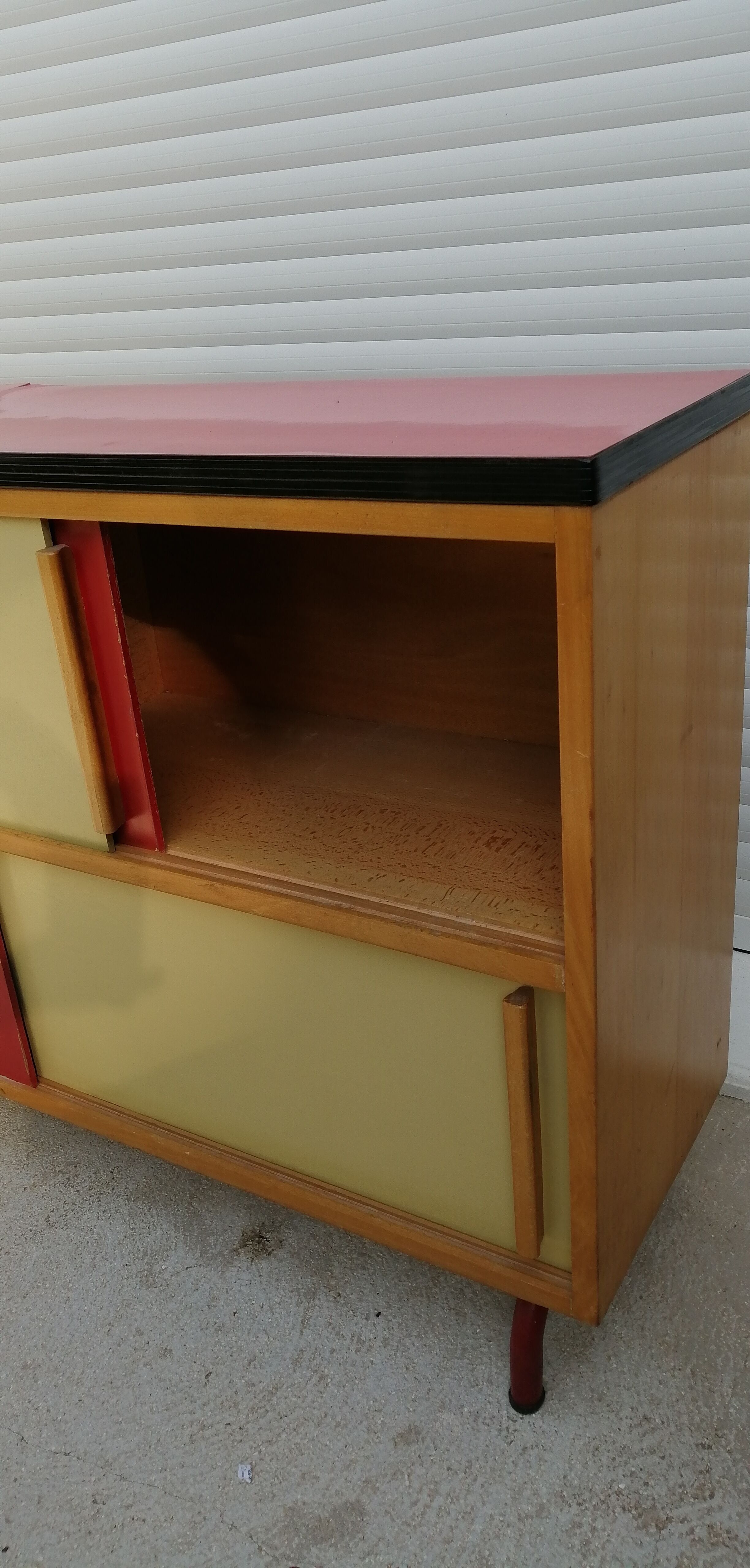 Enfilade bicolore années 50/60