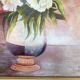 Still life with a bouquet of flowers.