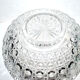 Baccarat moulded crystal salad signed diamants pierreries 23cm