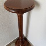 Vintage carved wooden column