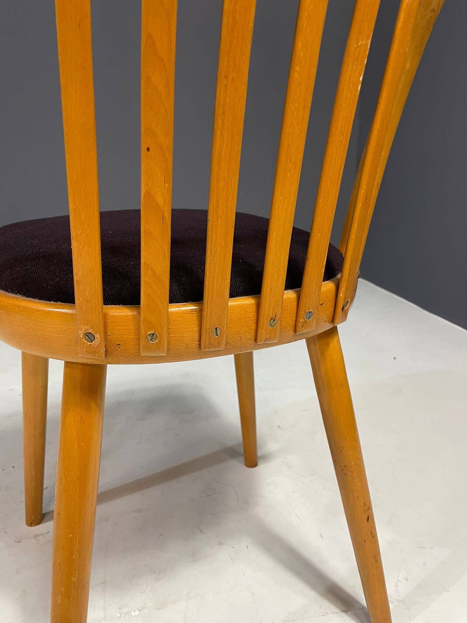 Dining chair set by Antonín Šuman, Czechoslovakia, 1970