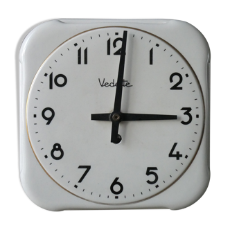 Ceramic wall clock, Vedette, 1950