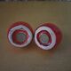 Vintage slip tomato salt and pepper shakers