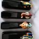 Vintage fish slip knife holders