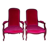 2 fauteuils Voltaire