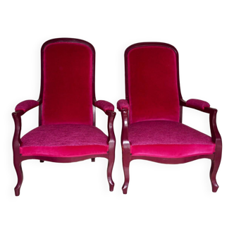 2 fauteuils Voltaire