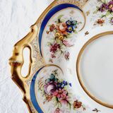 Tasse et soucoupe en porcelaine reproduction de sèvres décorées à la main par m.carpezat pour limoge