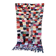 Moroccan carpet Boucherouite colored - 120 x 216 cm