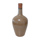 Bouteille vase façon dame jeanne en grès