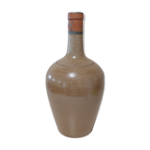 Bouteille vase façon dame jeanne en grès