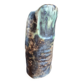 Glazed stoneware vase ib. helm finger / thumb