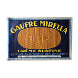 Old poster Waffle Mirella food 1920s