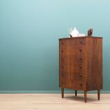 Walnut chest of drawers, Danish design, 1960s, production: Denmark