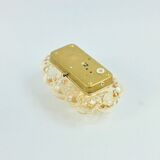 Applique murale en verre bullé du milieu du siècle par Helena Tynell pour Limburg, années 1960