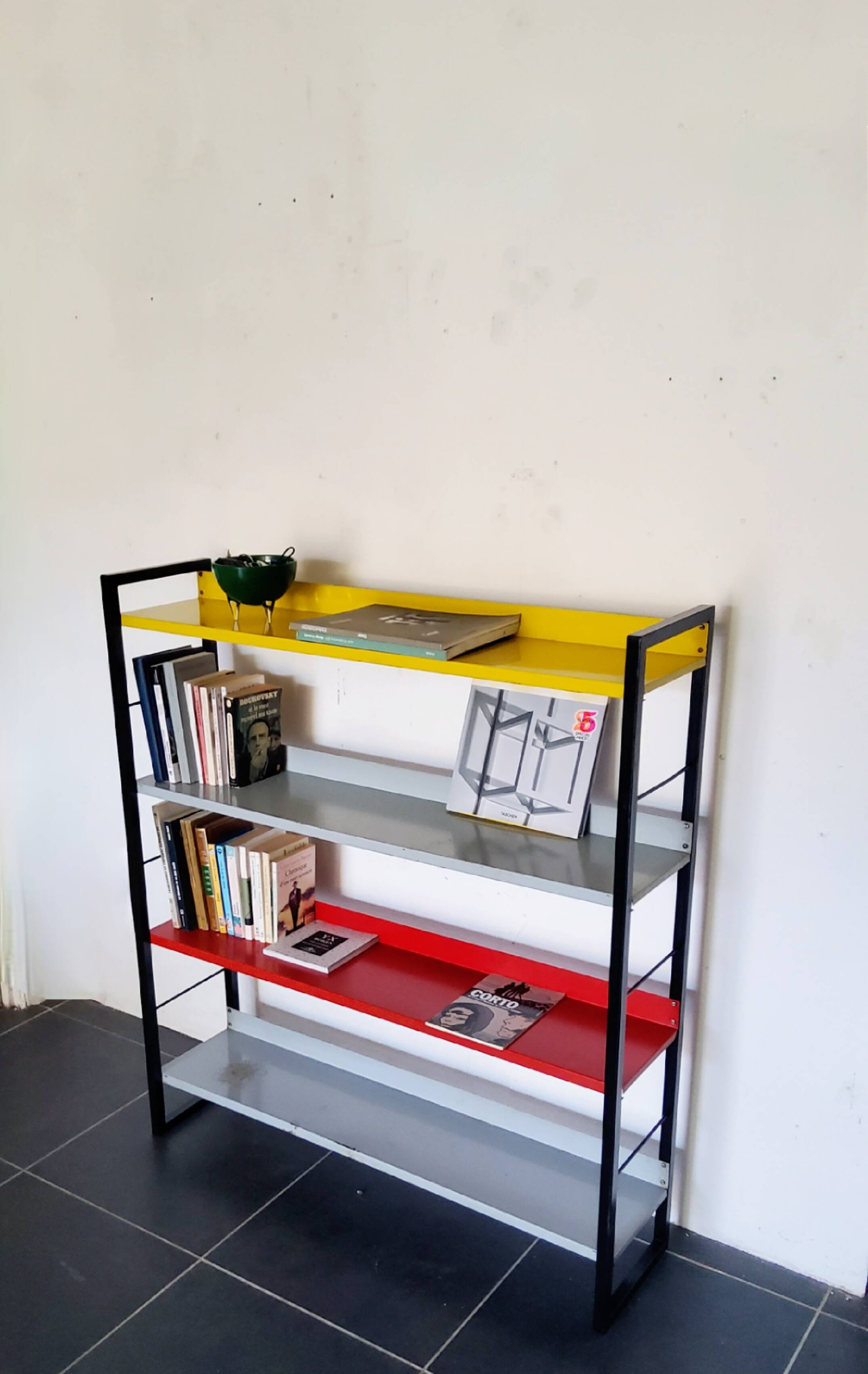Vintage Tomado bookcase by D. Dekker – 1950s