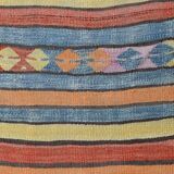 4x7 Handmade Wool Turkish Vintage Kilim Rug, 136x201Cm SK 32979