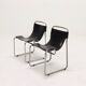 Ensemble de 2 chaises tubulaires