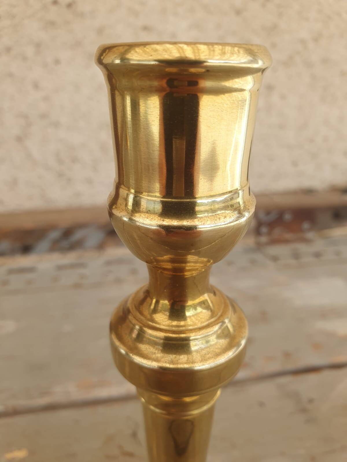 brass candle holder