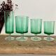 6 verres luminarc france vintage
