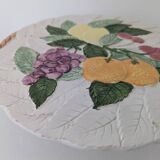 Barbotine footed tray