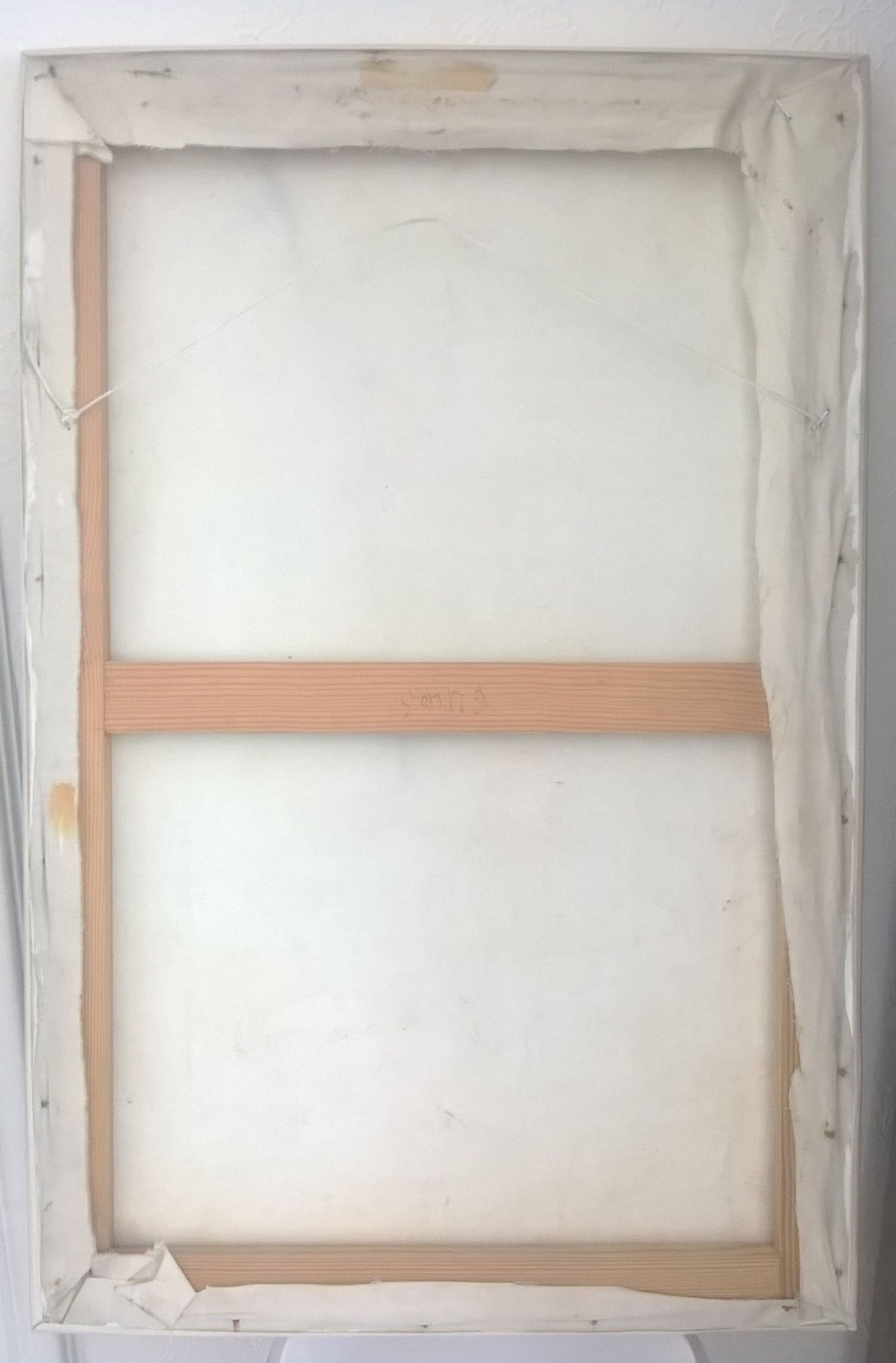 Painted canvas signed Maccène Laurent-Haïti 1998
