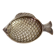 Vide poche vintage en laiton forme poisson