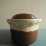 Old Emile Henry terrine dish vintage French earthenware dish