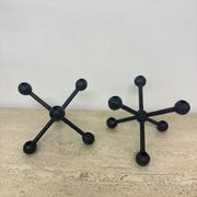 Lot de 2 bougeoirs Scandinave vintage années 60