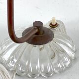 Art Deco, pair of Murano Glass table lamps, taly 1940s