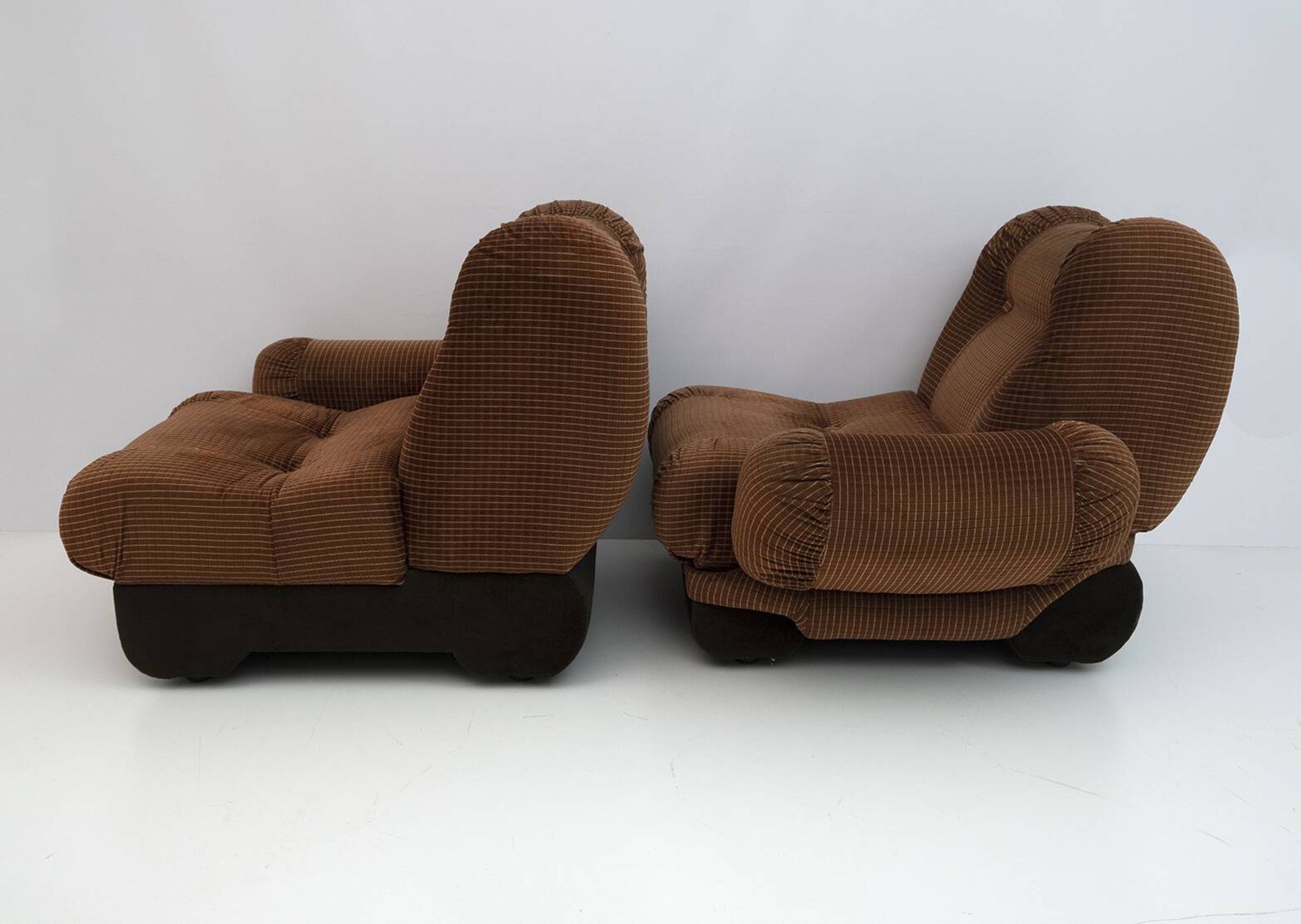 Canapé modulaire en velours italien Space Age, années 1970