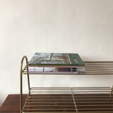 Gold metal shelf