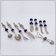 9-piece glass flower cutlery set
