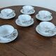 12-piece coffee service in Sologne porcelain, France