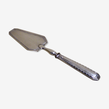 Art Deco silver metal pie shovel