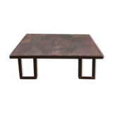 Industrial coffee table steel