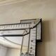 Antique Venetian mirror in engraved glass