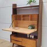 Shelf wall cabinet secretary