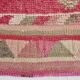 Tapis de couloir vintage tribal rose et vert 2x10, 70x309 cm