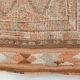 Pale orange herki runner rug 74x392cm