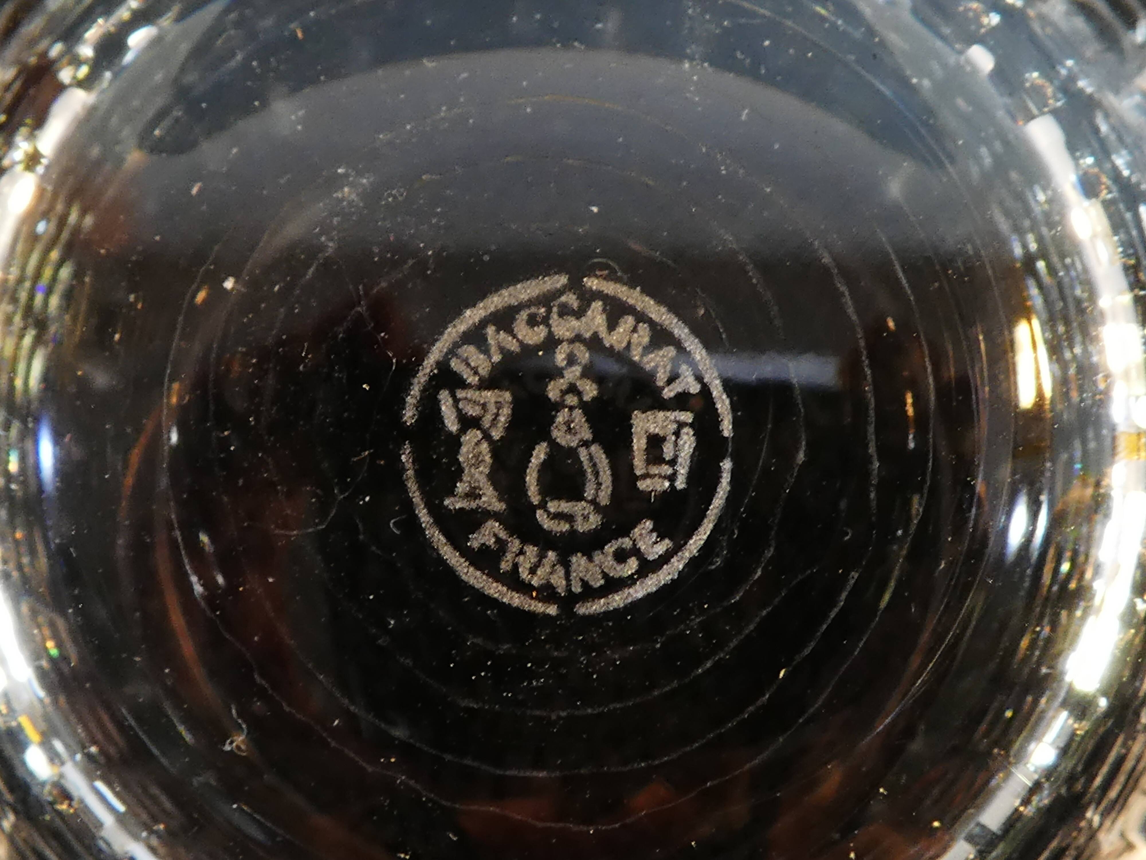 12 glasses crystal cup from Baccarat model nancy