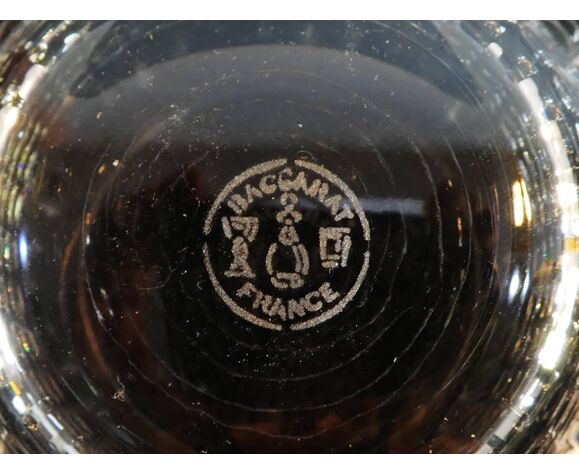 12 verres gobelet en cristal de Baccarat modele nancy
