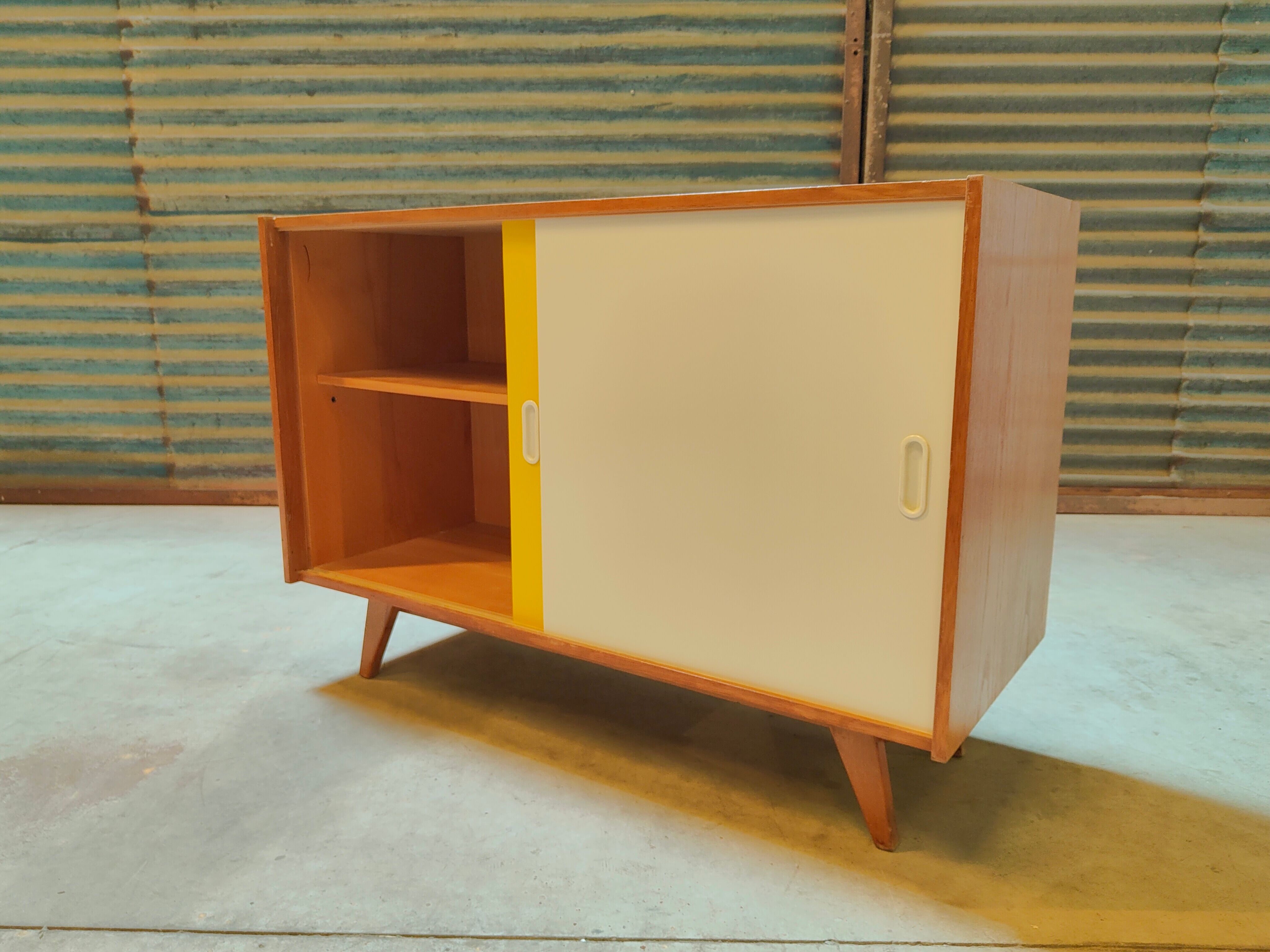 Buffet U 452 Yellow by Jiri Jiroutek for Interier Praha 1960