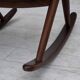 1960s, Danish rocking chair by Frank Reenskaug, model 182, sheepskin.