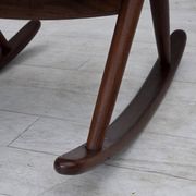 1960s, Danish rocking chair by Frank Reenskaug, model 182, sheepskin.