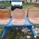 6 vintage Italian chairs from the 70s