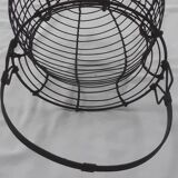 Old metal egg basket